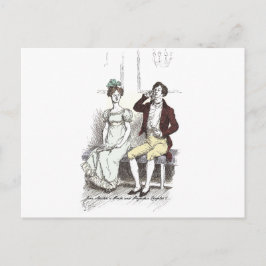 Postal Darcy silenciosa, el orgullo de Jane Austen y los 