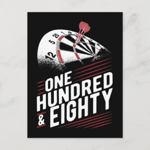 Postal Dardo de Tablero de Lanzamiento de Dardos Vintage 