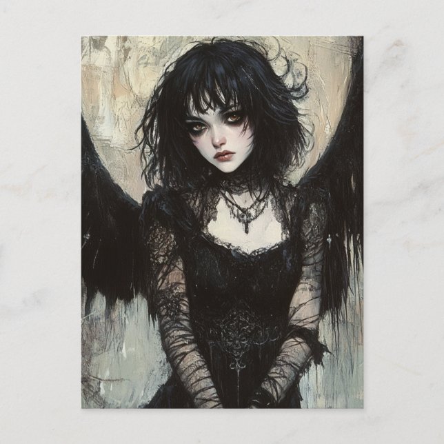 Postal Dark Angel Fantasy Hermosa (Anverso)