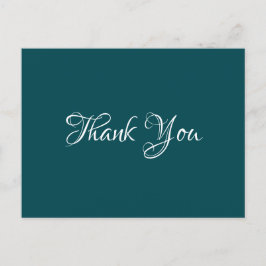 Postal Dark Cyan Moda Evento Boda Regalo Presupuesto Grac