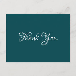 Postal Dark Cyan Moda Evento Boda Regalo Presupuesto Grac