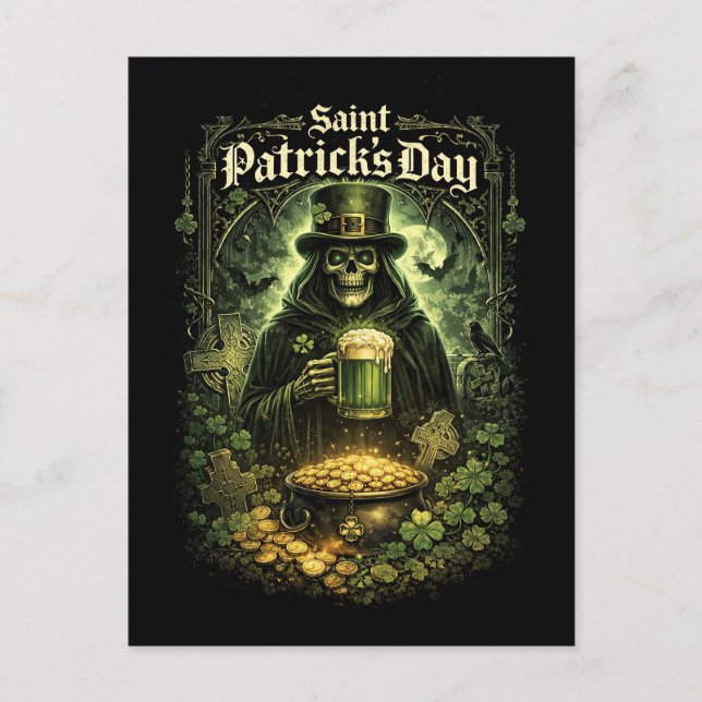 Postal Dark Luck of Saint Patrick (Anverso)