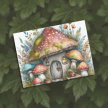 Dark Mushroom Cottagewitch Folklore Whimsical