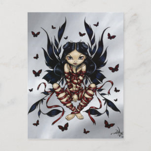 Postal "Dark Ribbon Fairy"