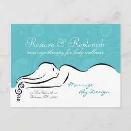 Postal Darla [azul spa] Postcard