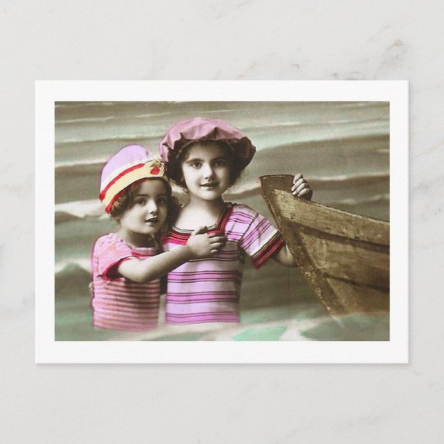 Postal Darling Antique French Postcard Design (Anverso)