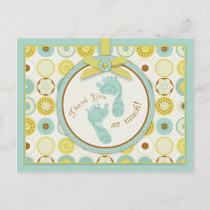 Postal Darling Baby Toes TY Postcard B