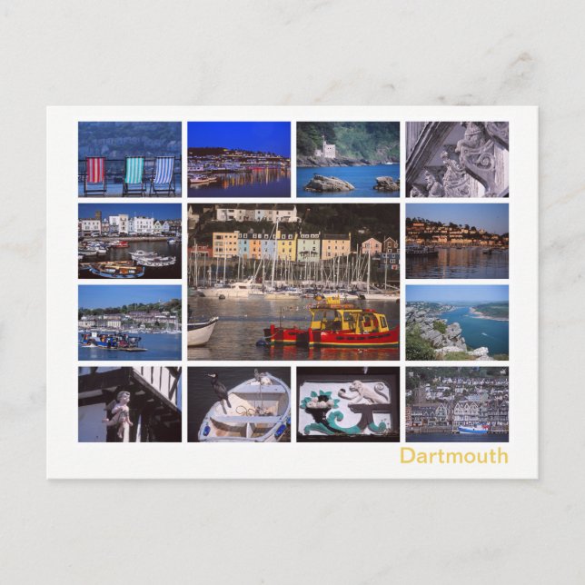 Postal Dartmouth multiimagen (Anverso)