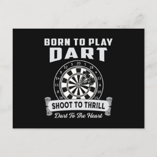 Postal Darts Dart Dartboard Bullseye 180 Arrow Funny Gift