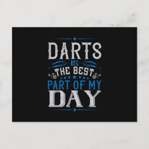 Postal Darts - Darts Es La Mejor Parte De Mi Día