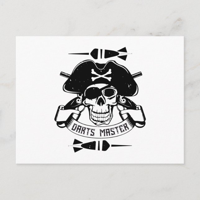 Postal Darts - Darts Master Skull (Anverso)