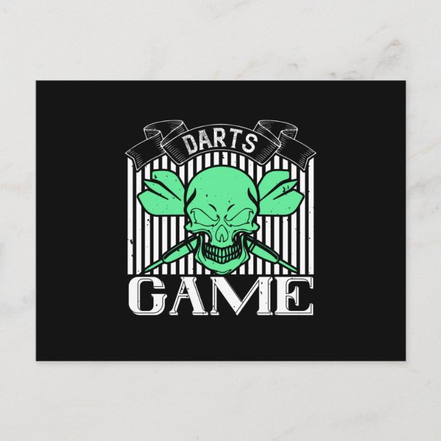 Postal Darts - Juego de dardos Skull (Anverso)