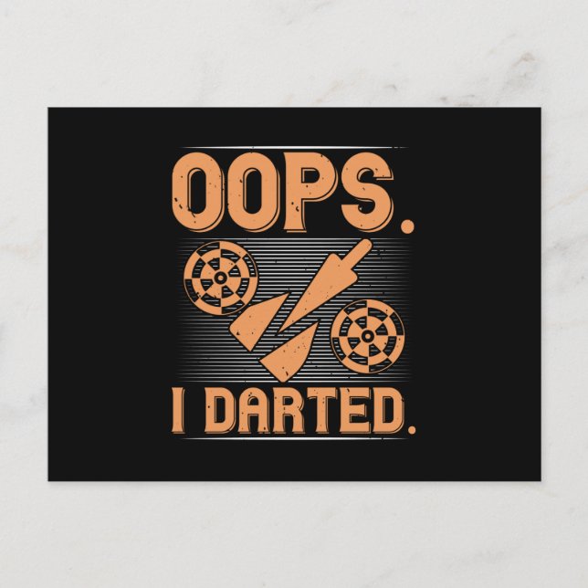 Postal Darts - Oops I Dart (Anverso)