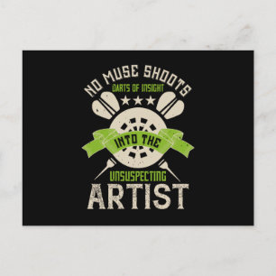 Postal Darts - Sin Musa Disparan Dardos Al Artista