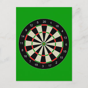 Postal darttarget_Vector_Clipart DARTS DARTBOARD TARGET