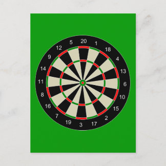 Postal darttarget_Vector_Clipart DARTS DARTBOARD TARGET