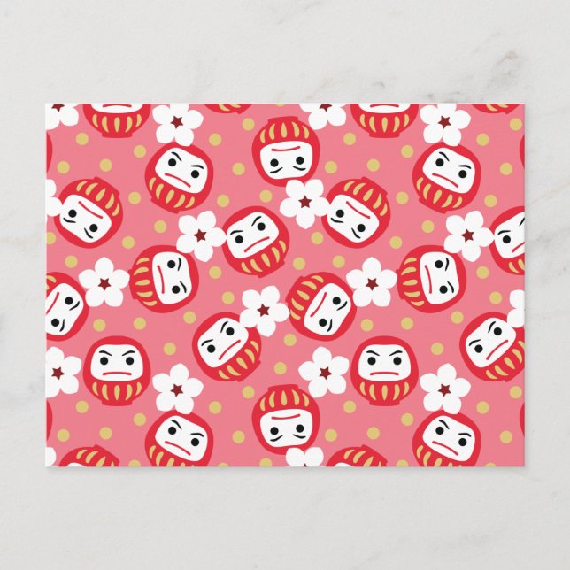 Postal Daruma (Anverso)