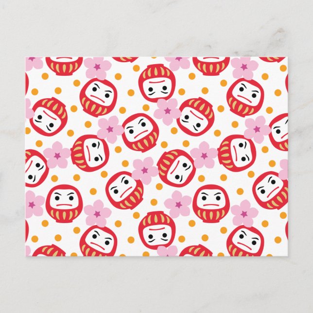 Postal Daruma (Anverso)