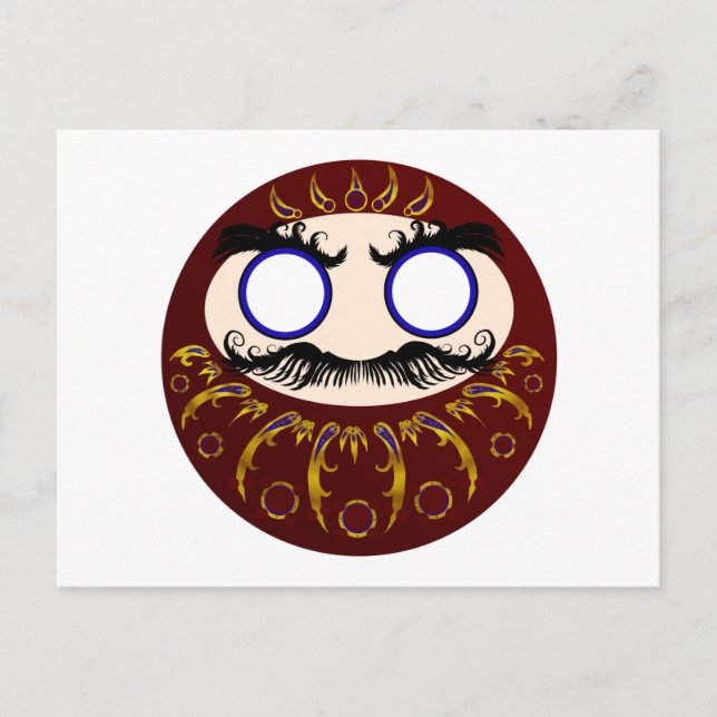 Postal Daruma I (Anverso)