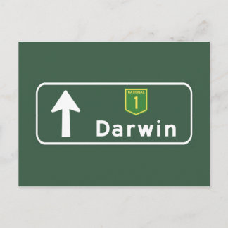 Postal Darwin, Australia Road Rótulo