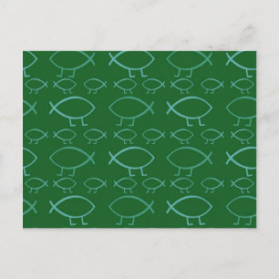 Postal Darwin Fish