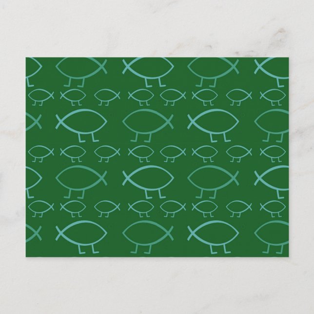 Postal Darwin Fish (Anverso)
