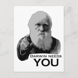 Postal ¡Darwin le necesita!