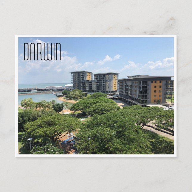 Postal darwin waterfront (Anverso)