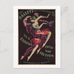 Postal Das Ballett (El ballet), Josef Fenneker