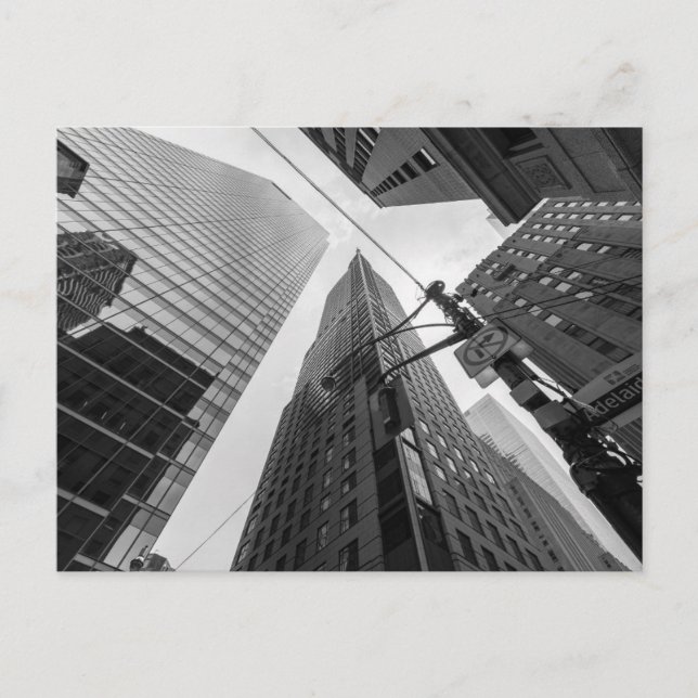 Postal Das Finanzviertel von Toronto (Anverso)