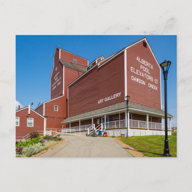 Postal Das historische Getreidesilo von Dawson Creek in A (Anverso)