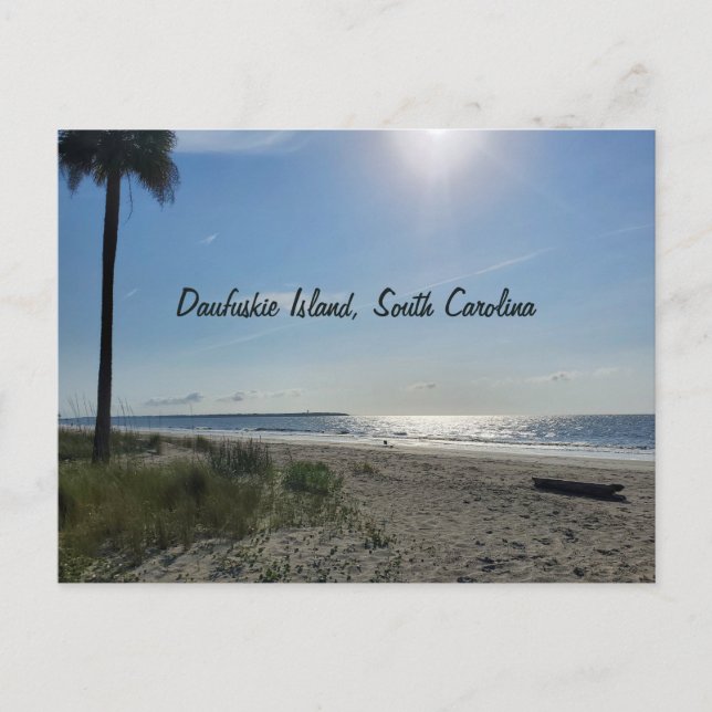 Postal Daufuskie Island Hilton Head South Carolina Beach (Anverso)