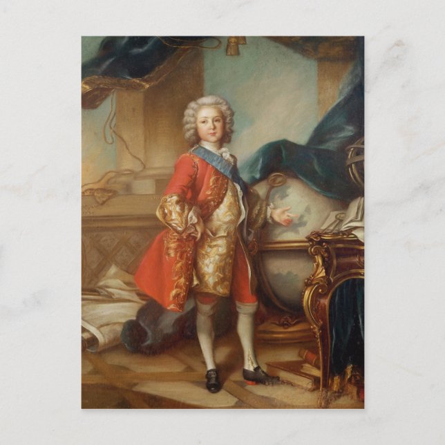 Postal Dauphin Charles-Louis de Francia (Anverso)
