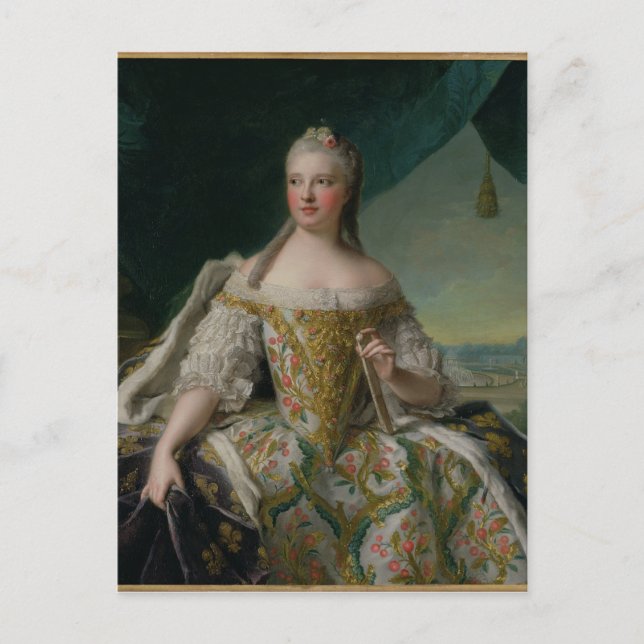Postal Dauphine Marie-Josephe de Saxe 1751 (Anverso)
