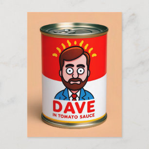 Postal Dave en salsa de tomate