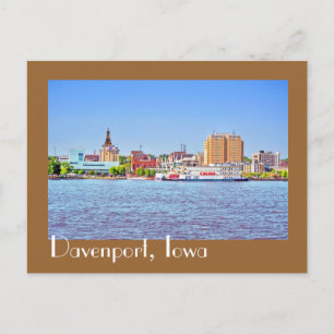 Postal Davenport, Iowa, EE.UU.