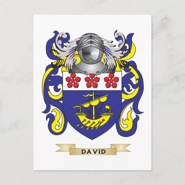 Postal David Coat of Arms (Anverso)