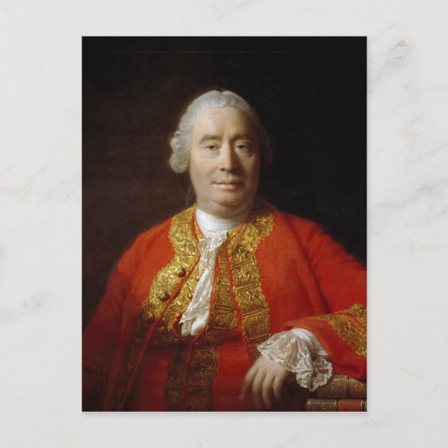 Postal David Hume de Allan Ramsay (1766) (Anverso)