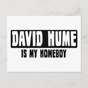 Postal David Hume es mi Homeboy