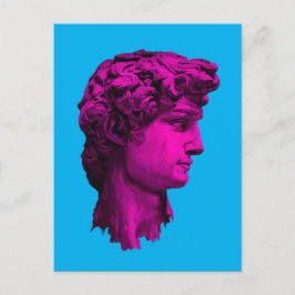 Postal David Michelangelo Fuchsia