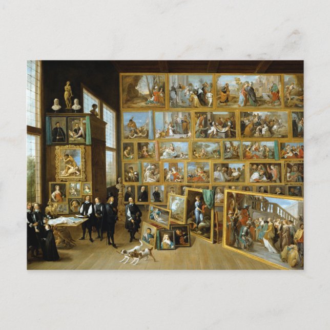 Postal David Teniers The Younger The Art Collection (Anverso)