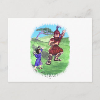 POSTAL DAVID Y GOLIATH