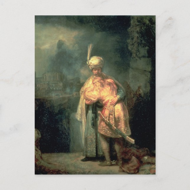 Postal David y Jonathan, 1642 (Anverso)