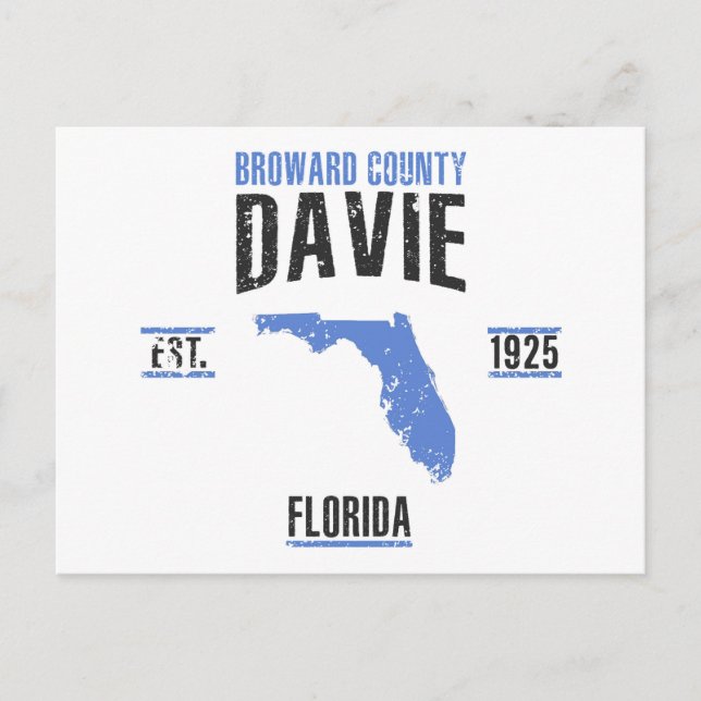 Postal Davie (Anverso)