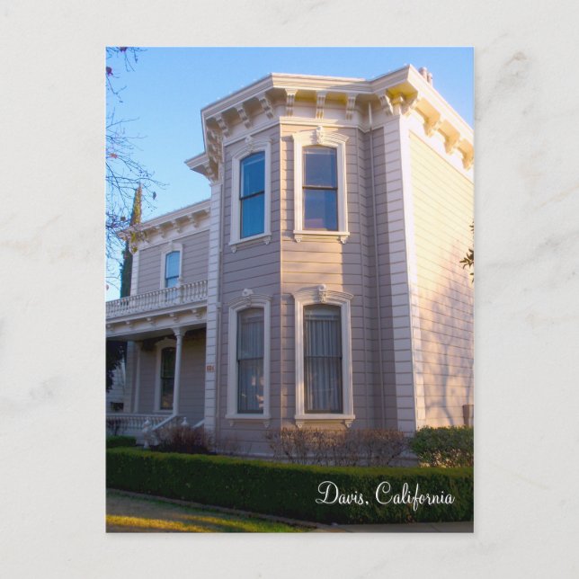 Postal Davis, California (Anverso)