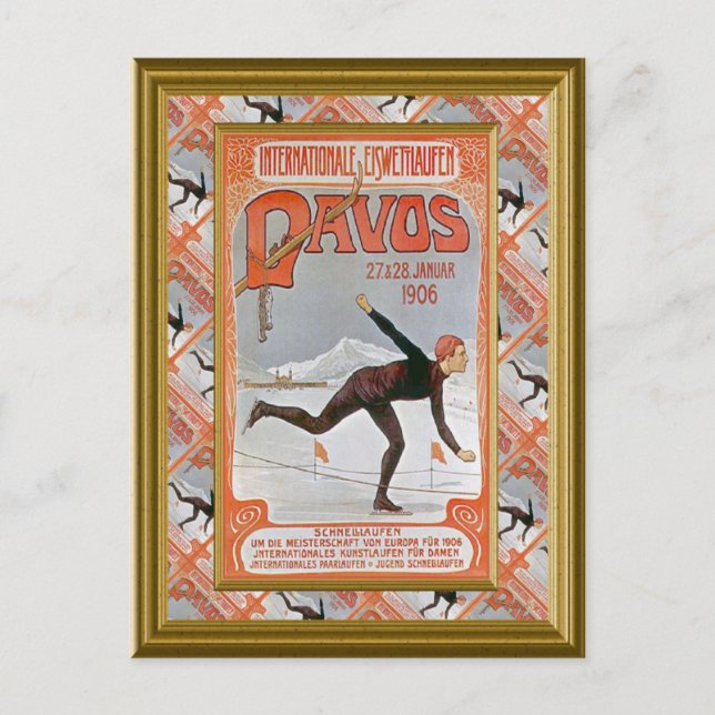 Postal Davos 1906 (Anverso)