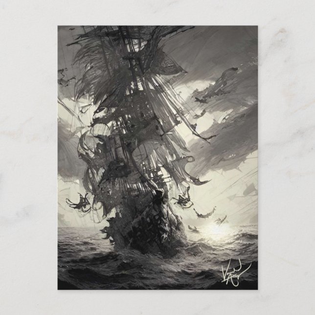 Postal Davy Jones Locker (Anverso)