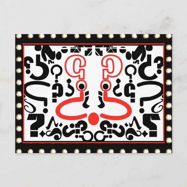 Postal Dawgie En La Ventana (Anverso)