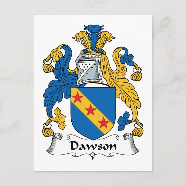 Postal Dawson Family Crest (Anverso)