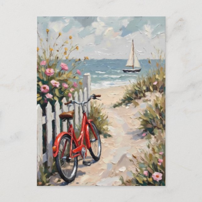 Postal Day at the Beach (Anverso)